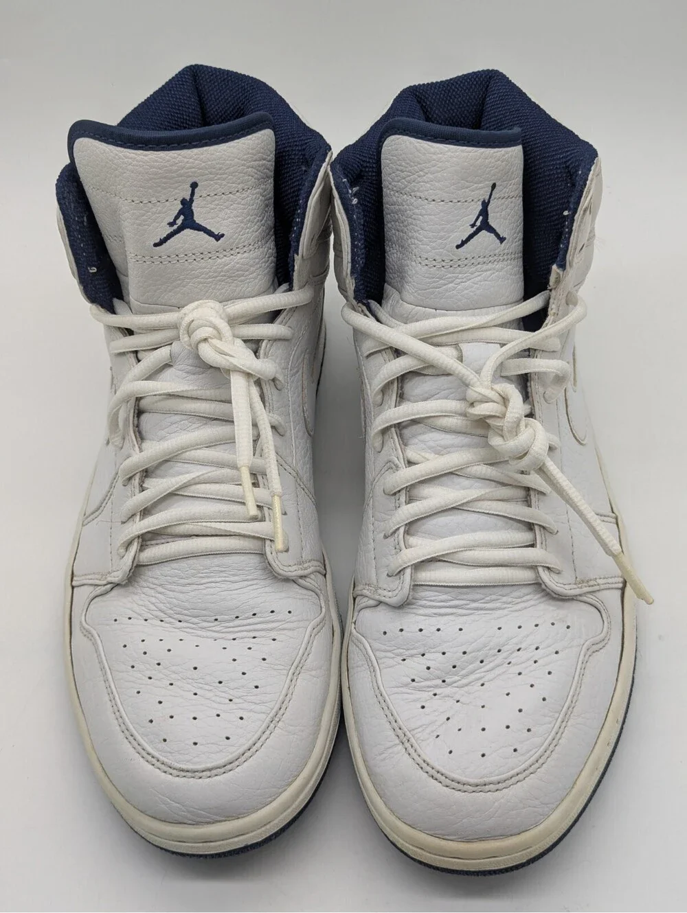 Mens Size 11 Air Jordan 1 Retro CO.JP 2001 White Navy 136060-111 Nike Shoes #116